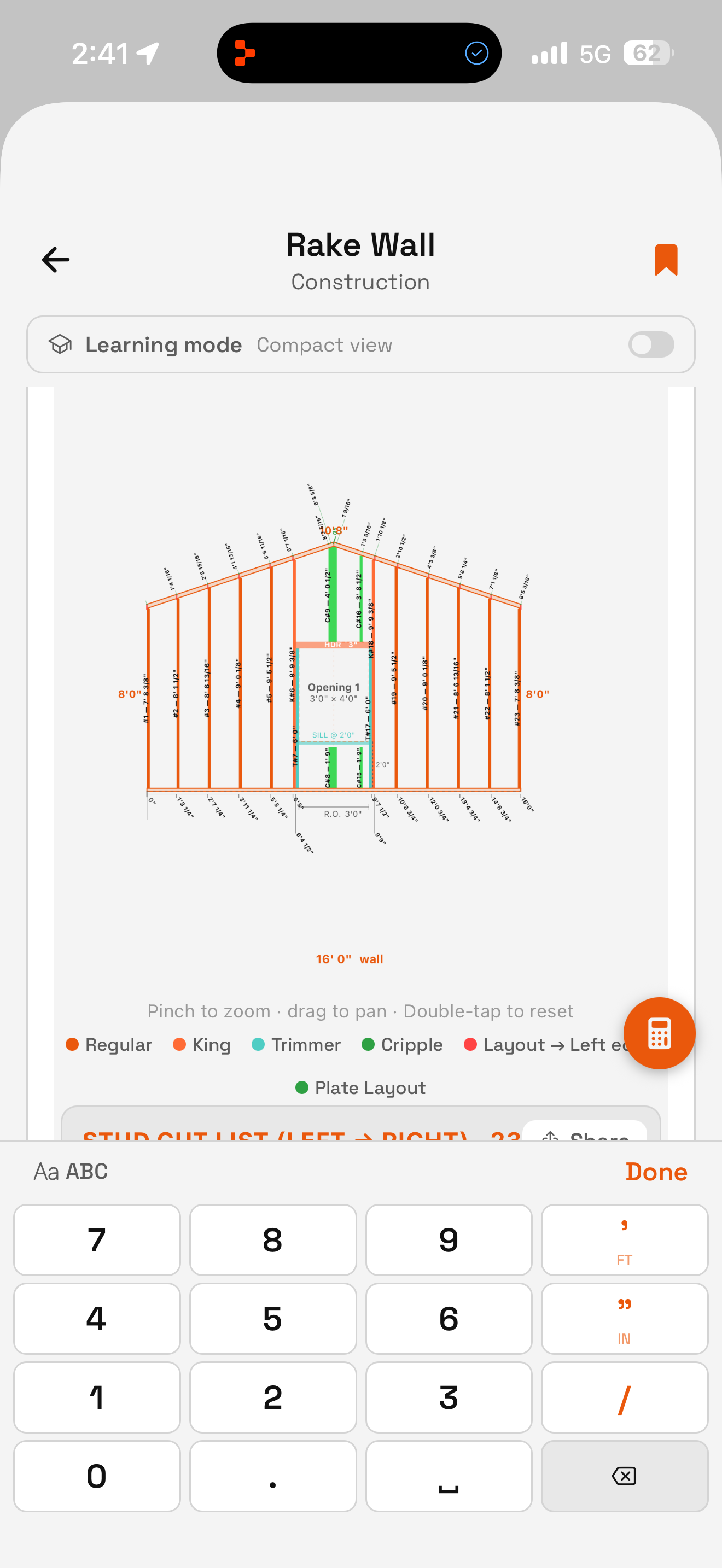 TB Logic rake wall diagram